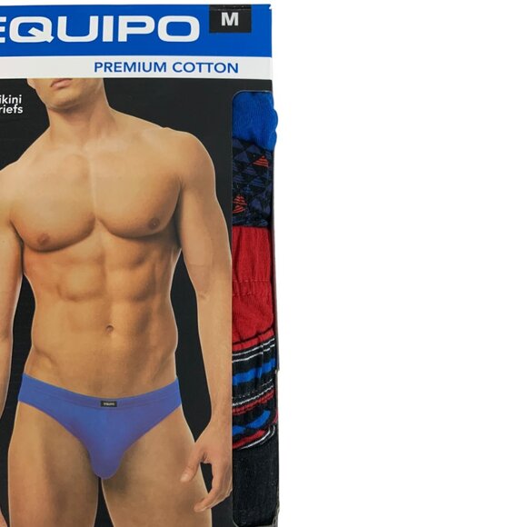 Equipo Premium Cotton Comfort Fit 5 Bikini Briefs Size M Multicolor Brand New - Picture 3 of 4